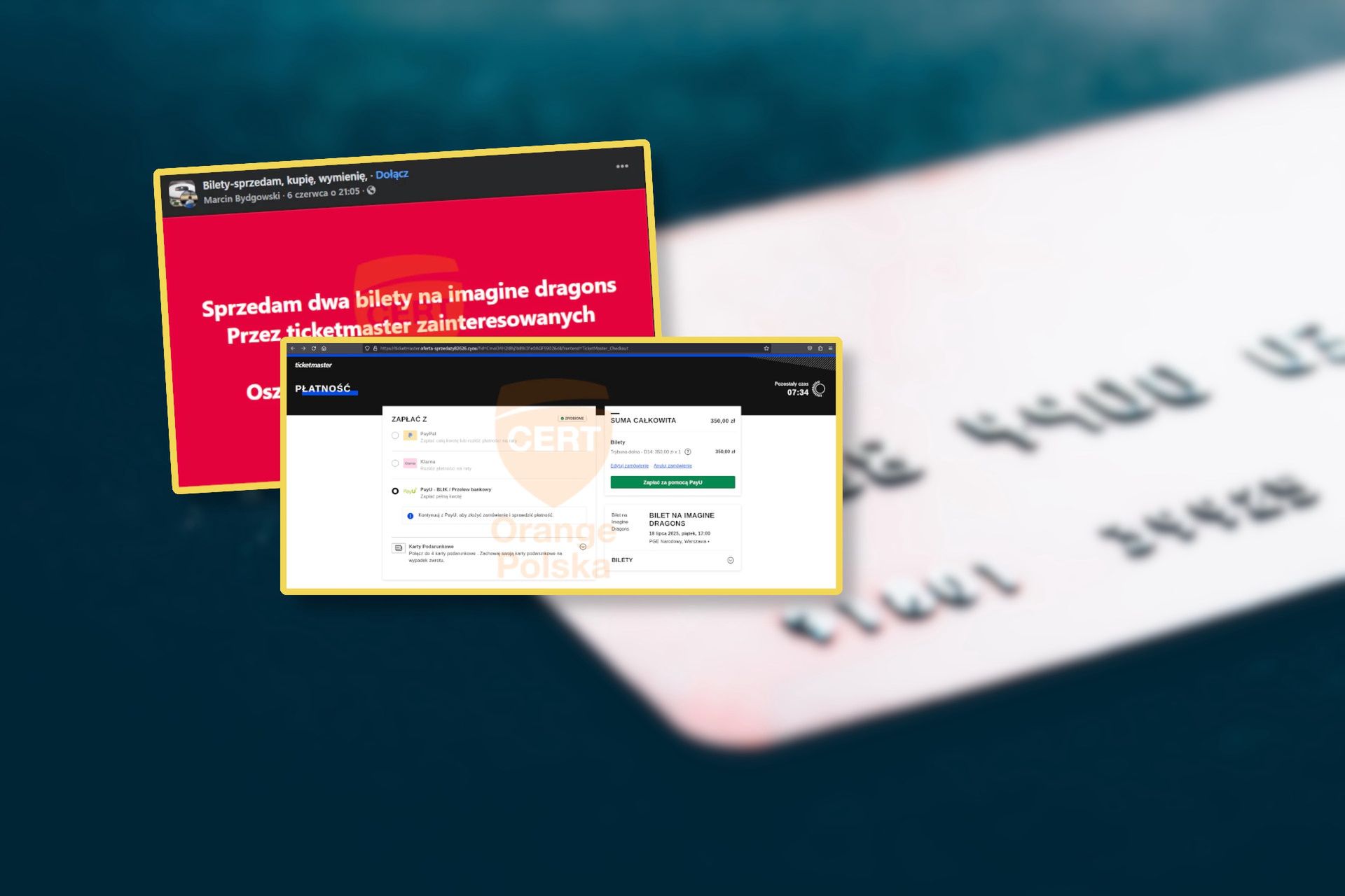 Ostrzeżenie CERT Orange. Oszustwo na Facebooku