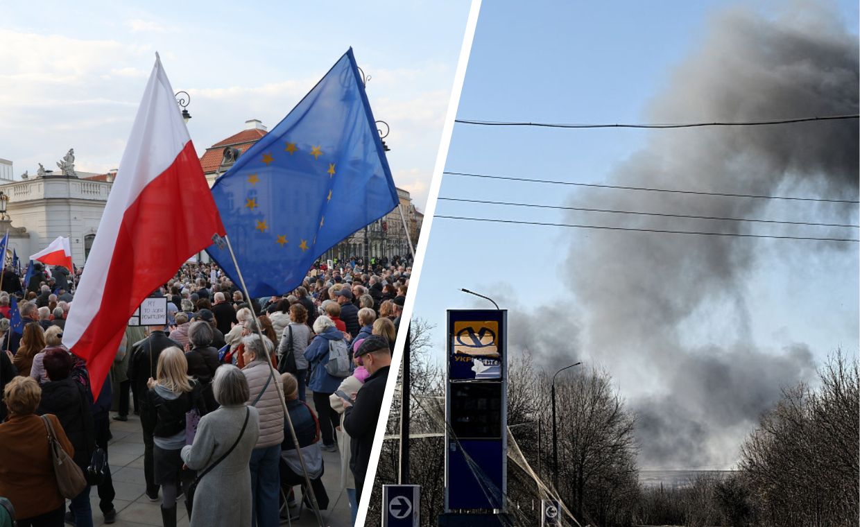 Atak dronów nad Moskwą, potężne uderzenie w Bahrajn, protest ws. weta [SKRÓT DNIA]