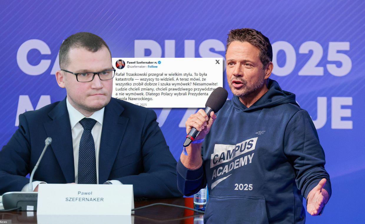 Szefernaker uderzył w Trzaskowskiego. "Wszyscy widzieli"