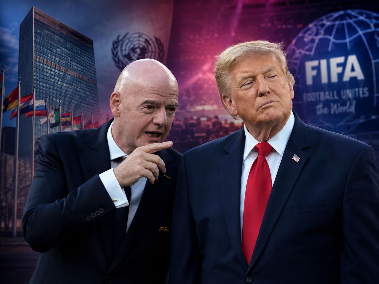 Trump chce szefa FIFA w ONZ. "Pomysł w stylu konia Kaliguli"