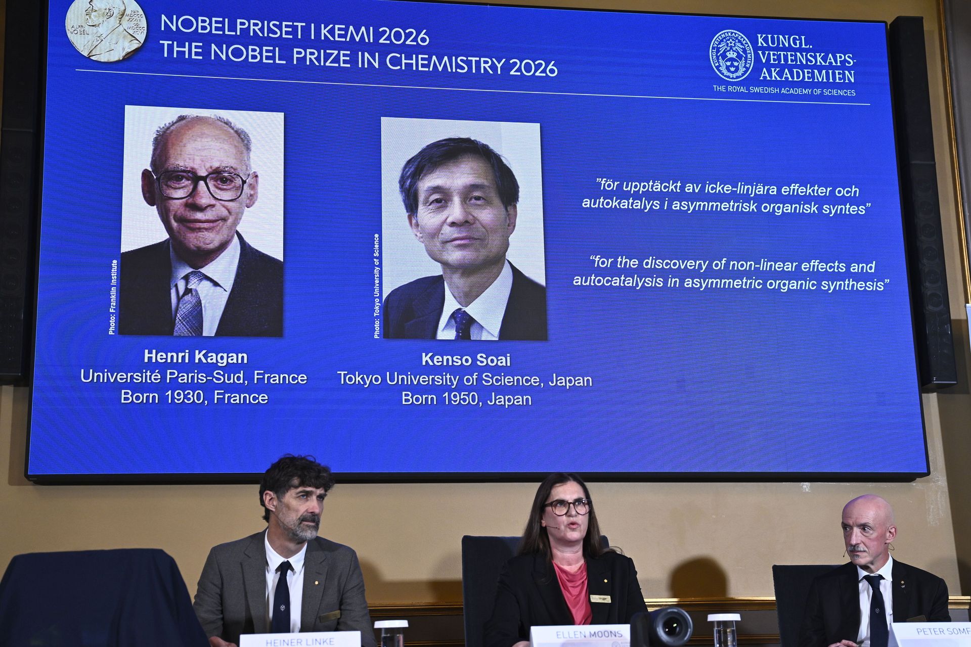 Nobel z chemii 2026. Znamy laureatów