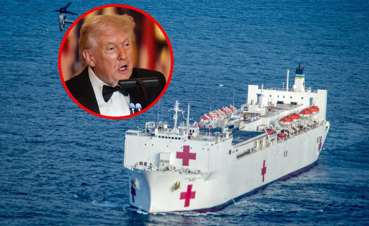 Zaskakujący ruch Trumpa. Wysyła okręt szpitalny na Grenlandię