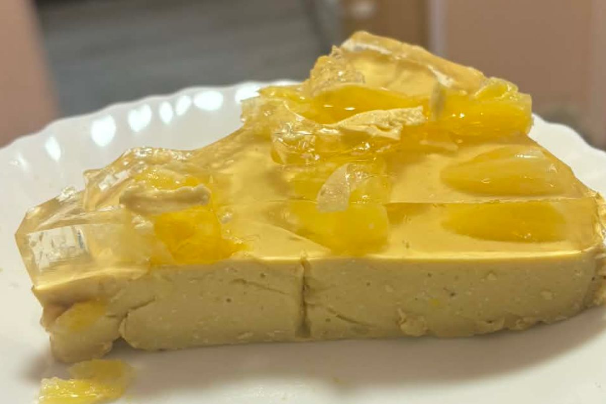 Wzięłam skyr i owoce. Po chwili miałam ciasto z mamucią ilością białka