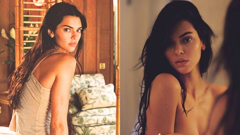 Pozbawiona ubrań Kendall Jenner pręży się w łóżku (FOTO)