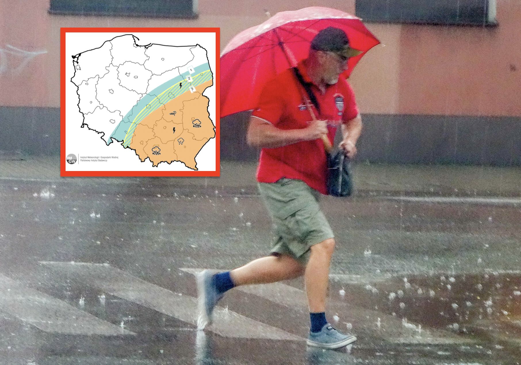 IMGW: burze II i III stopnia, obowiązuje alert RCB