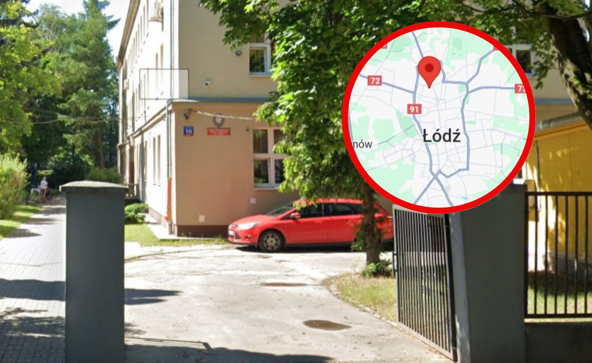 Wypadek w podstawówce na Bałutach. Ogrodzenie przygniotło dziecko