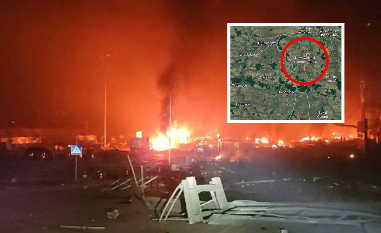 Eksplozja tuż przy granicy z Polską. Atak na obiekt energetyczny