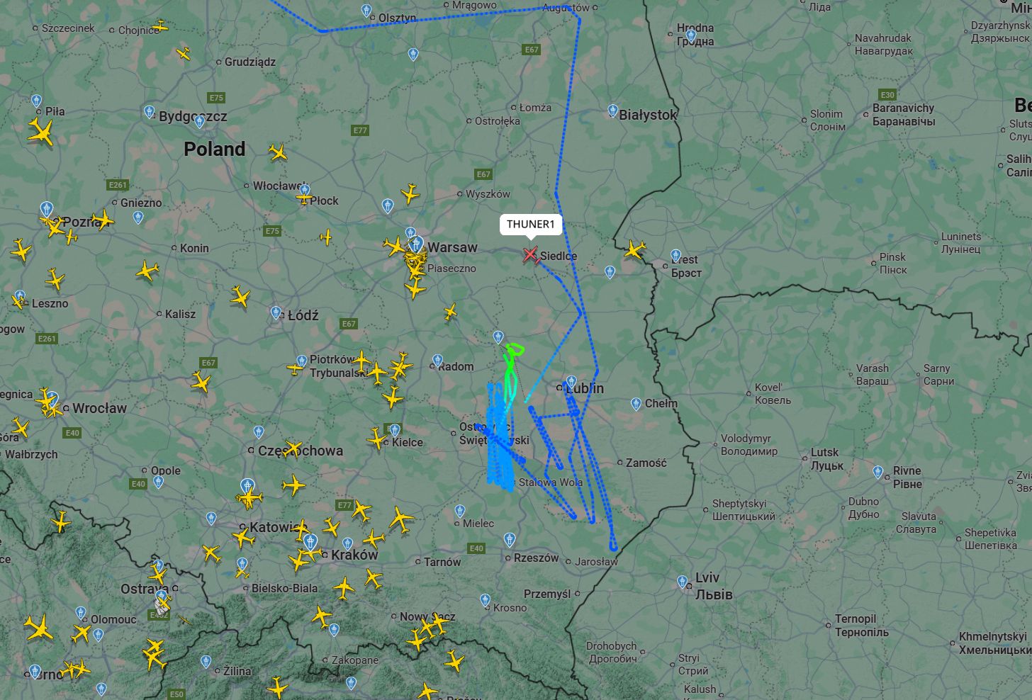 Polska poderwała samolot obserwacyjny. AWACS na niebie
