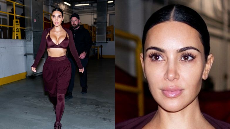 Sportowa Kim Kardashian eksponuje wdzięki w drodze na siłownię