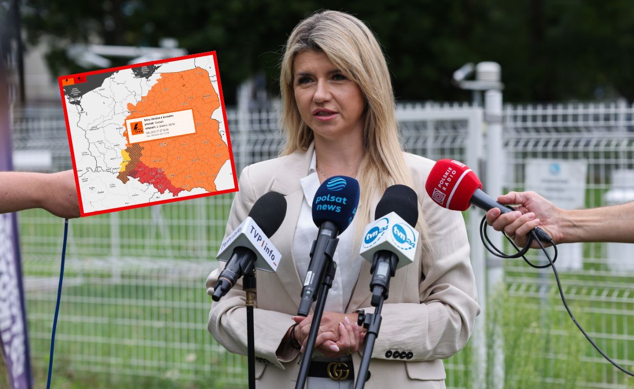 Ostrzeżenia IMGW. Rzeczniczka: sytuacja jest niebezpieczna