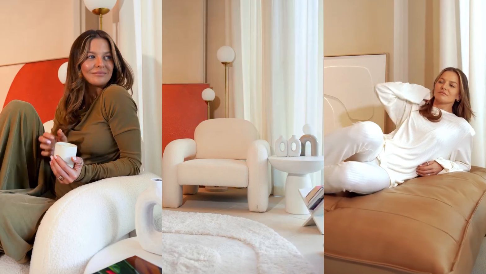 Anna Lewandowska odnowiła salon w swoim hiszpańskim zakątku: wazony ceramiczne, rozkładany fotel, dominująca biel. Stylowo? (ZDJĘCIA)