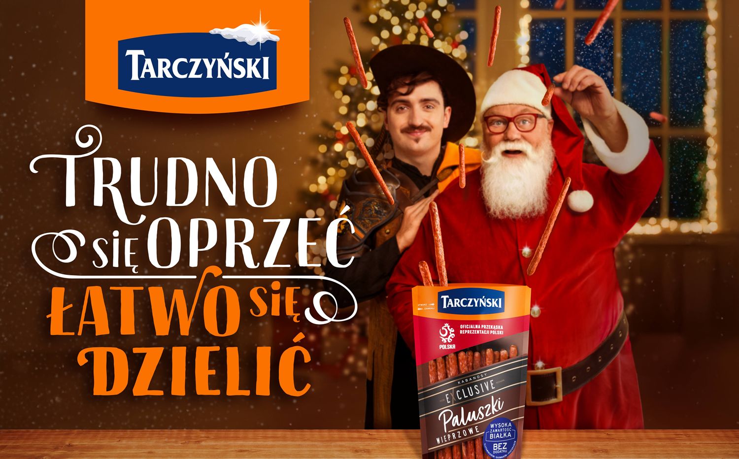 Tarczyński w nowej kampanii produktowej Paluszków Exclusive
