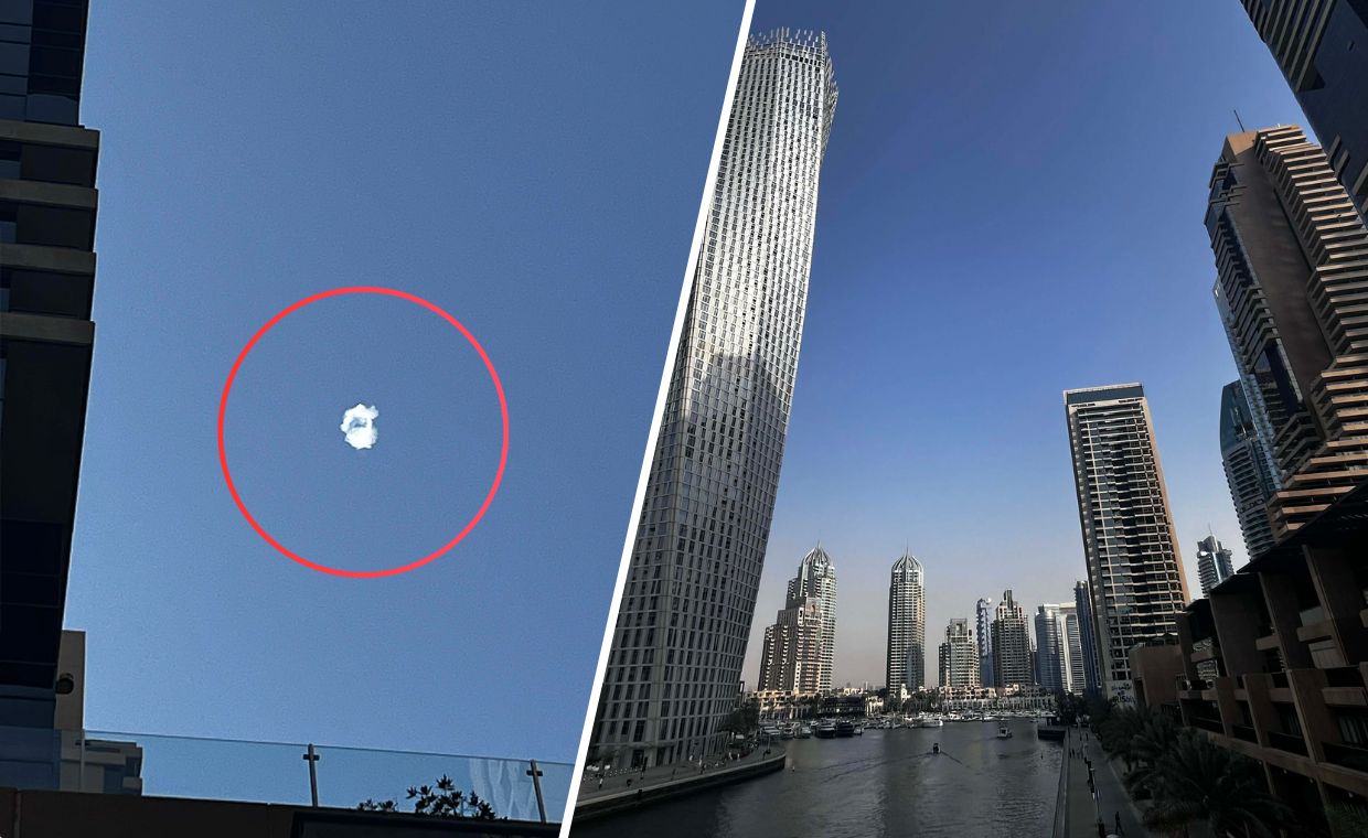 "Najpierw huk, potem chmurki". Polka relacjonuje z Dubaju