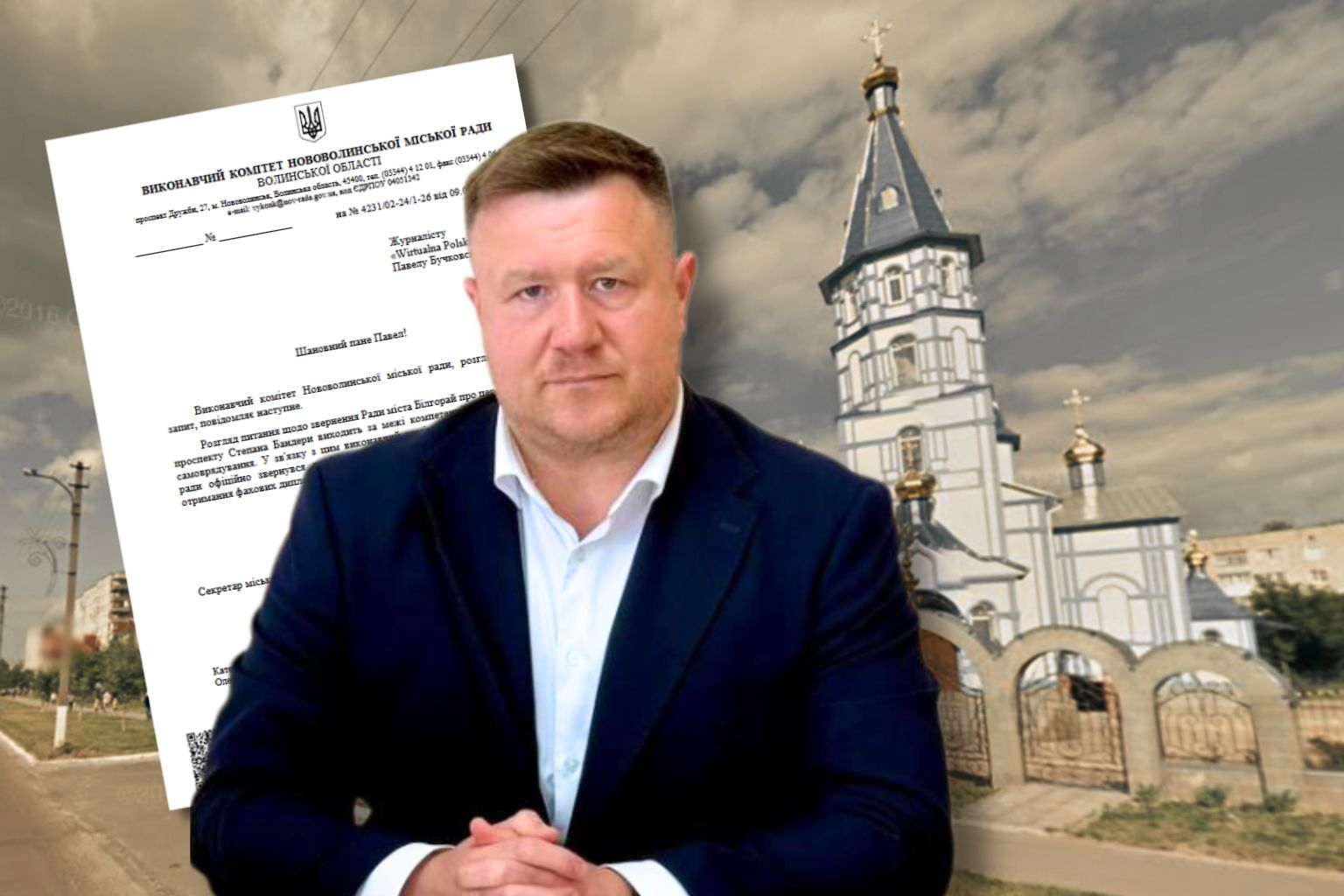 Oto reakcja na wniosek z Polski ws. Bandery. Ukraińskie miasto odpowiada WP