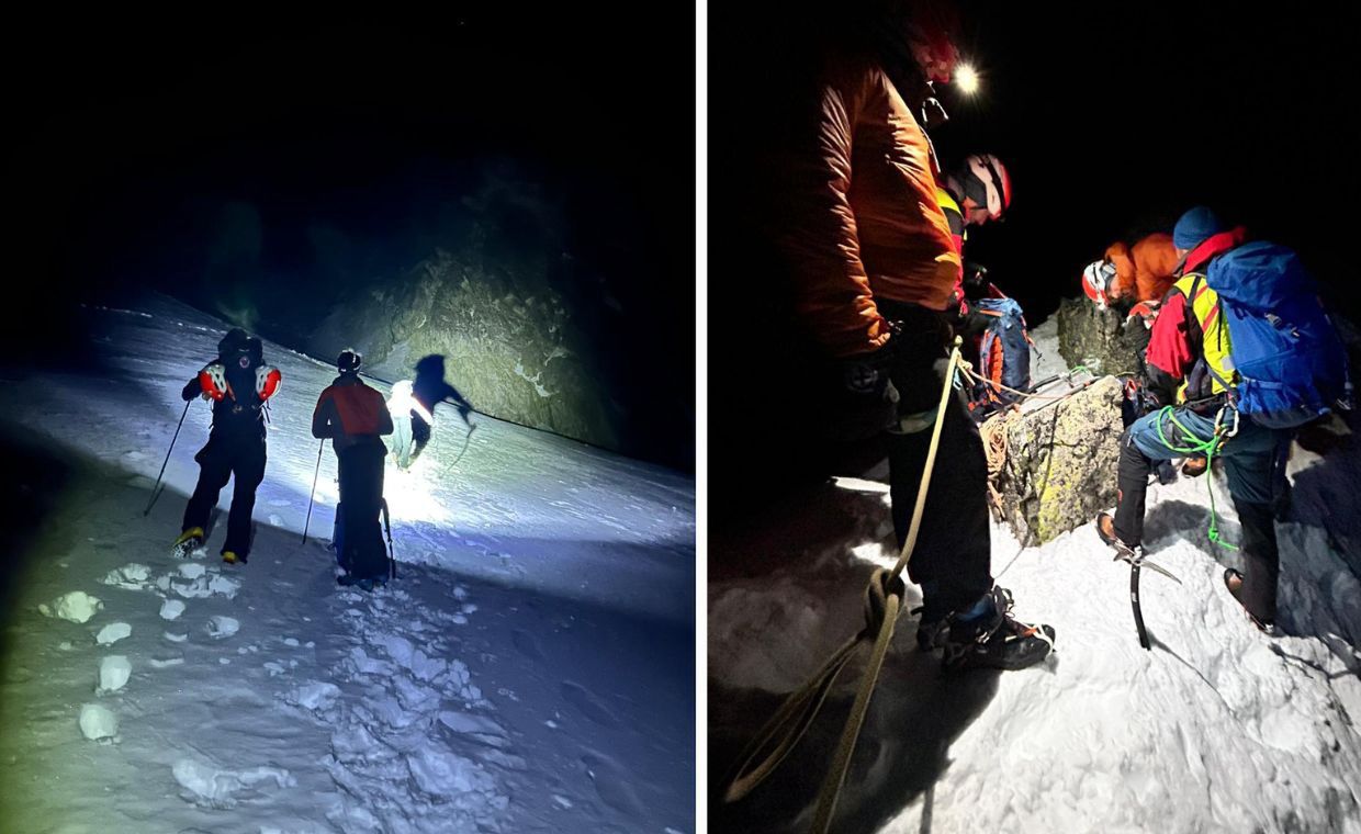 Nocna akcja w Tatrach. Czeski turysta utknął na Lodowym Zworniku