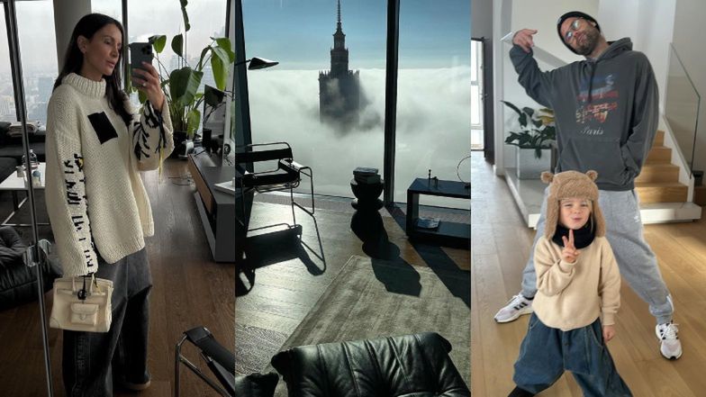 Tak wygląda LUKSUSOWY apartament Sary i Artura Boruców w warszawskim wieżowcu