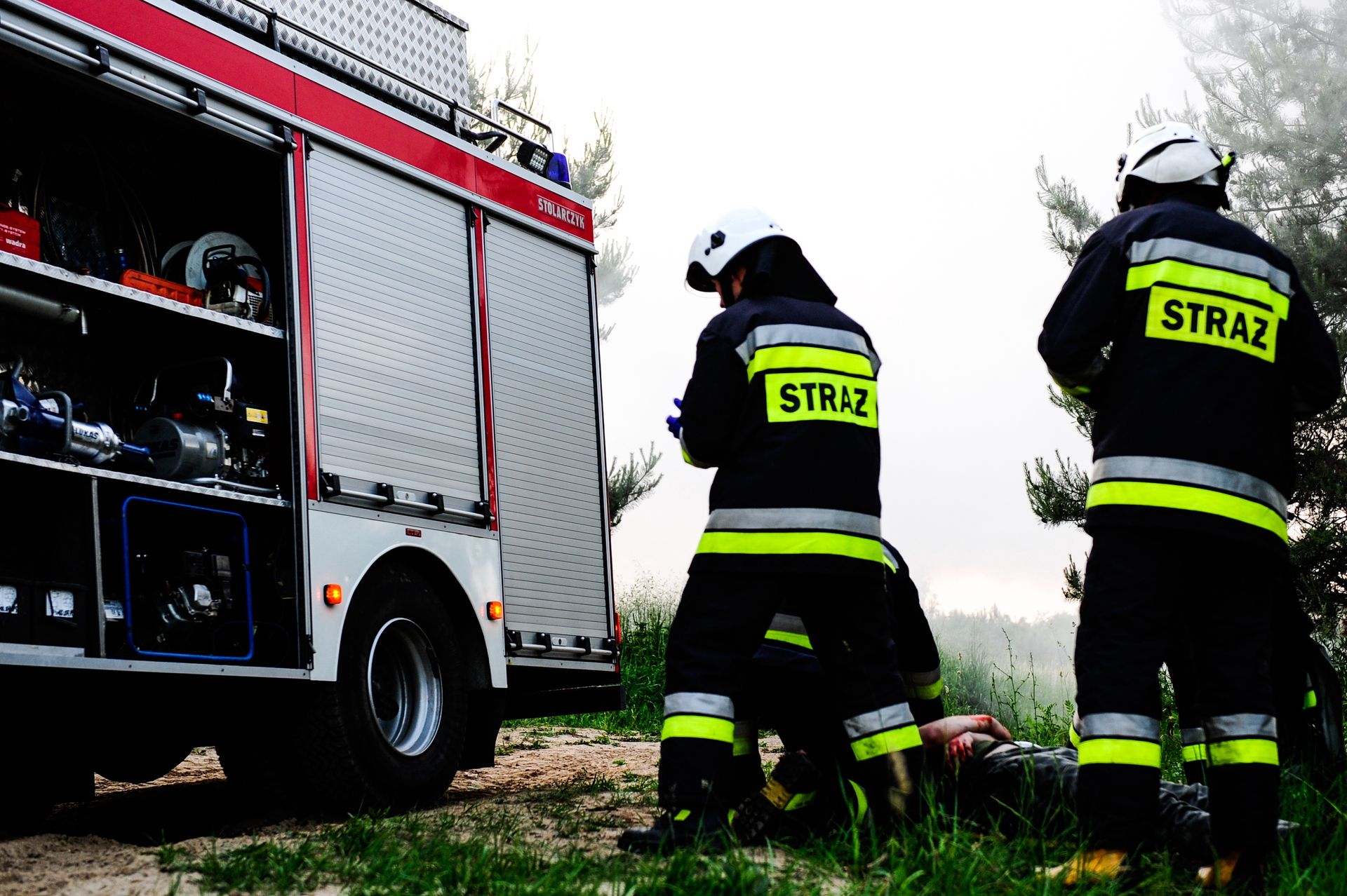 Tragiczna interwencja strażaków. Ratowali jednego ze swoich druhów