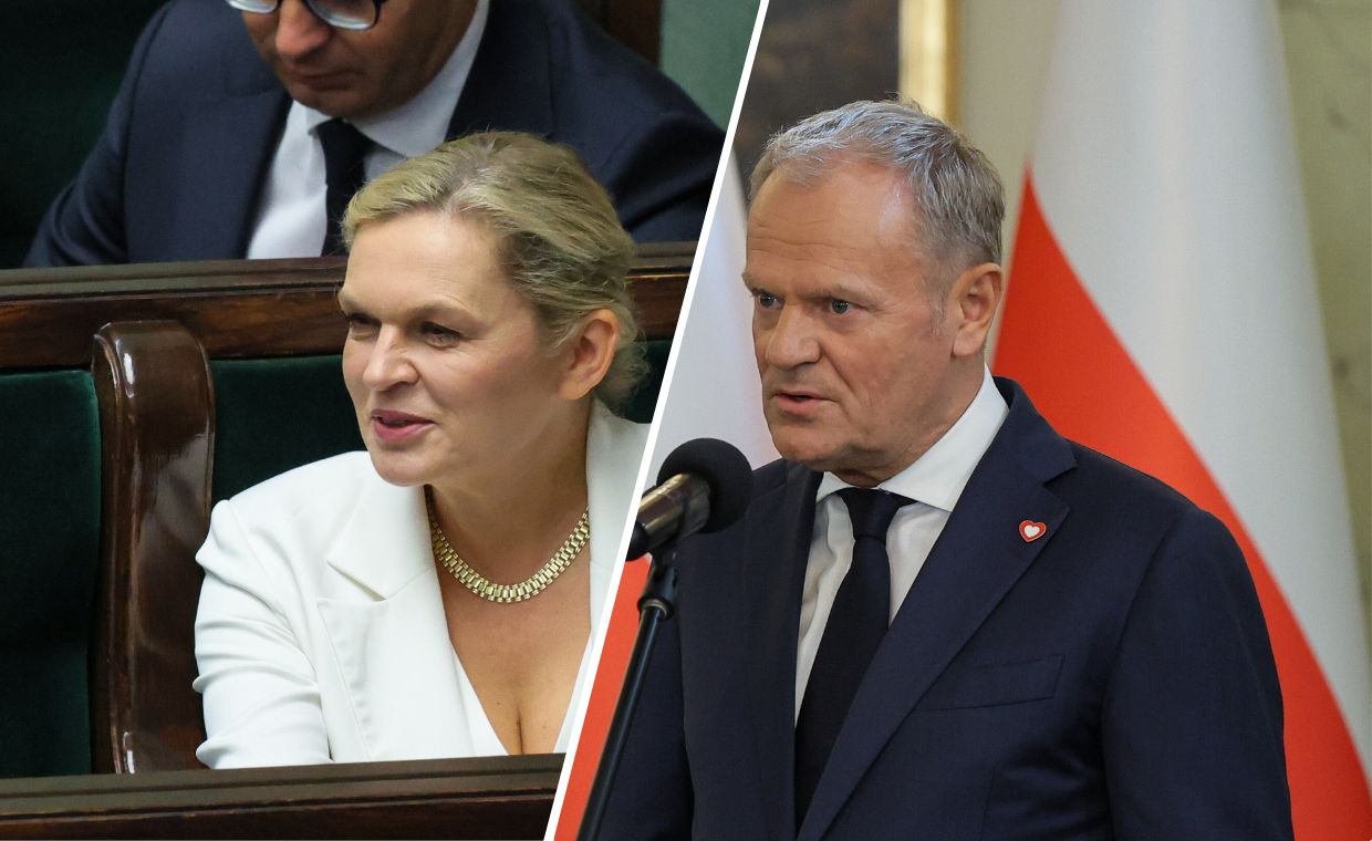 Dwuznaczne insynuacje ws. Tuska i Nowackiej. Ćwik się tłumaczy, w sieci lawina