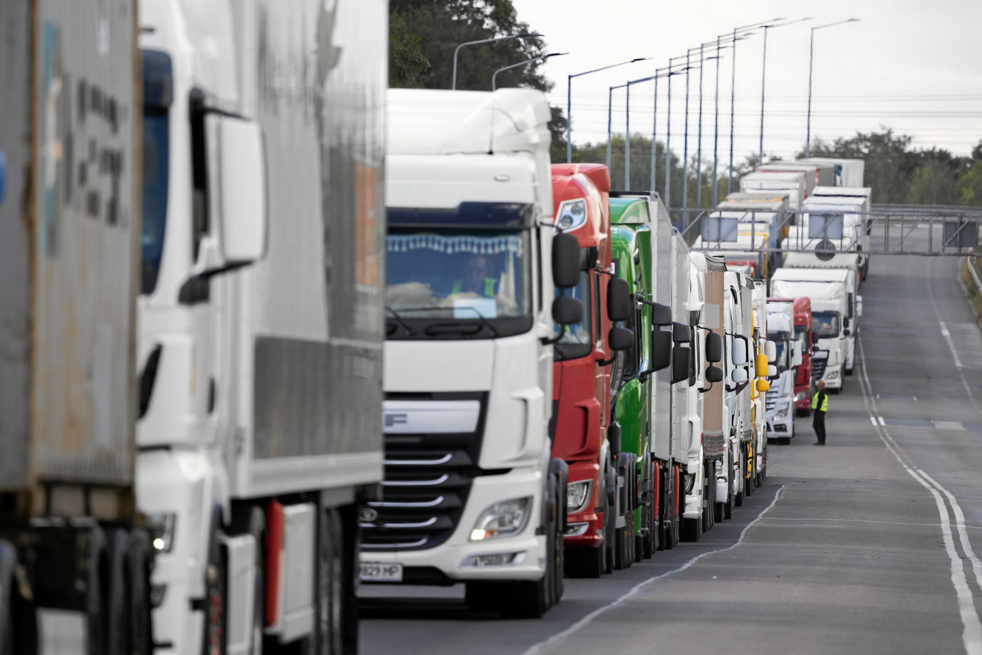Korki w Dorohusku. Na granicy czeka tysiąc ciężarówek