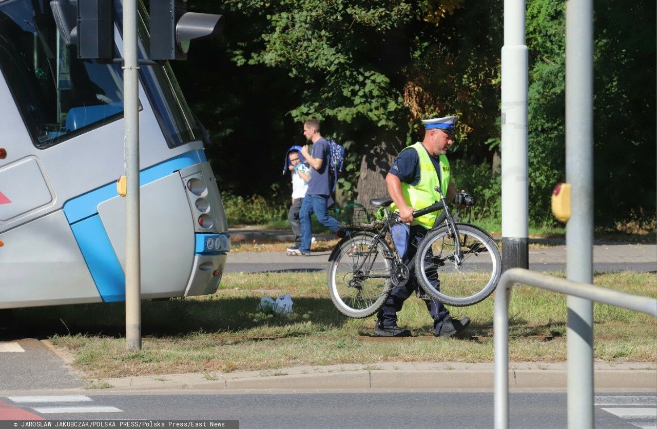 Rowerzystka wjechała wprost pod tramwaj. Są nowe szczegóły wypadku