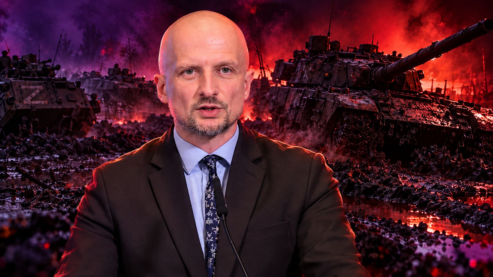 Wojska Putina niech utoną w błocie. "Ono może zastąpić zęby smoka"