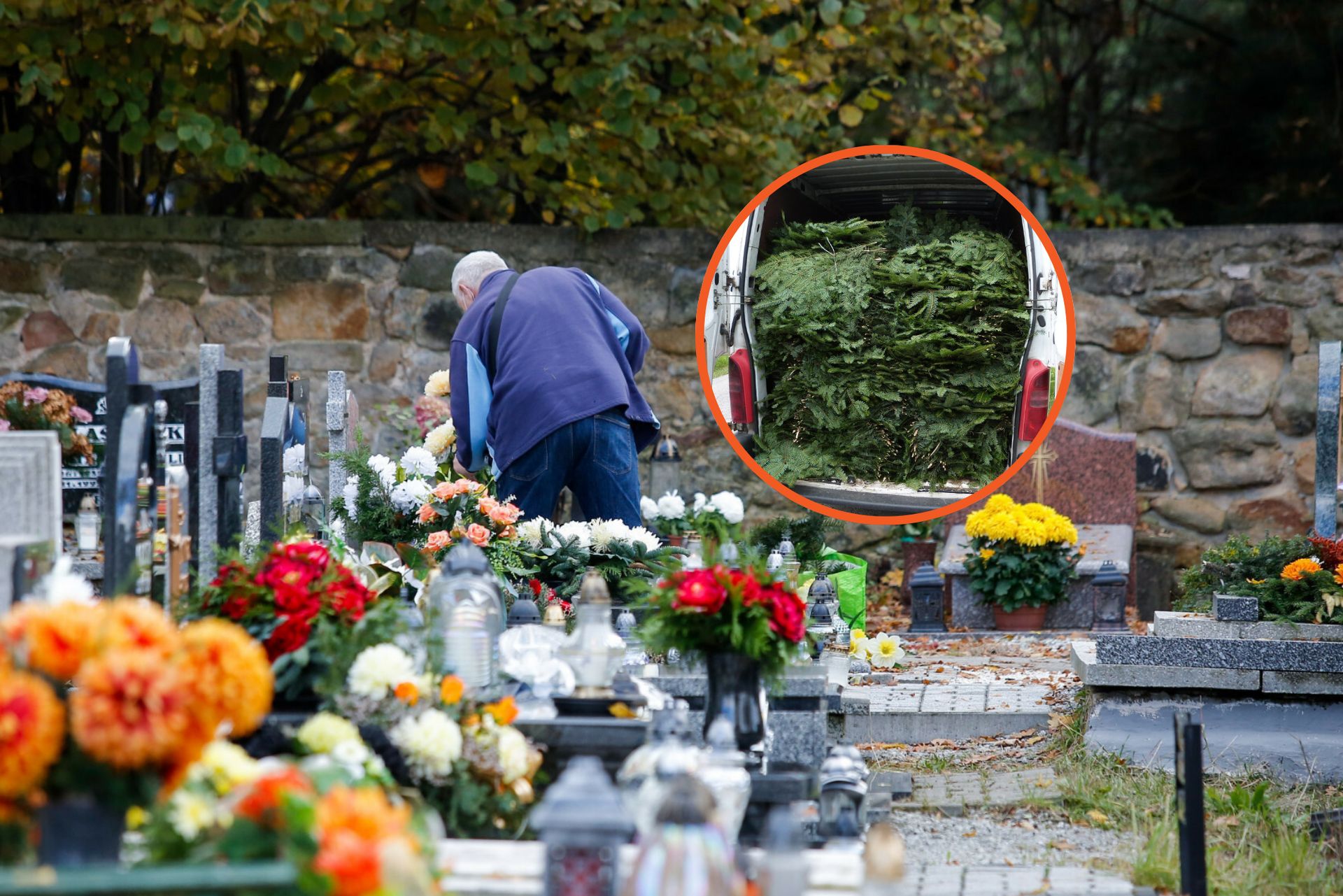 Wzmożone kradzieże przed 1 listopada. "Zatrzymywane są całe busy"