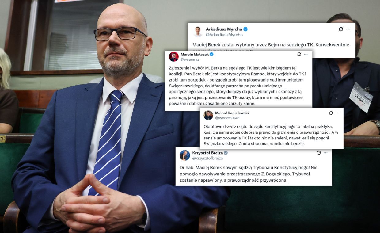 W sieci rozgorzała dyskusja. Komentują wybór Berka
