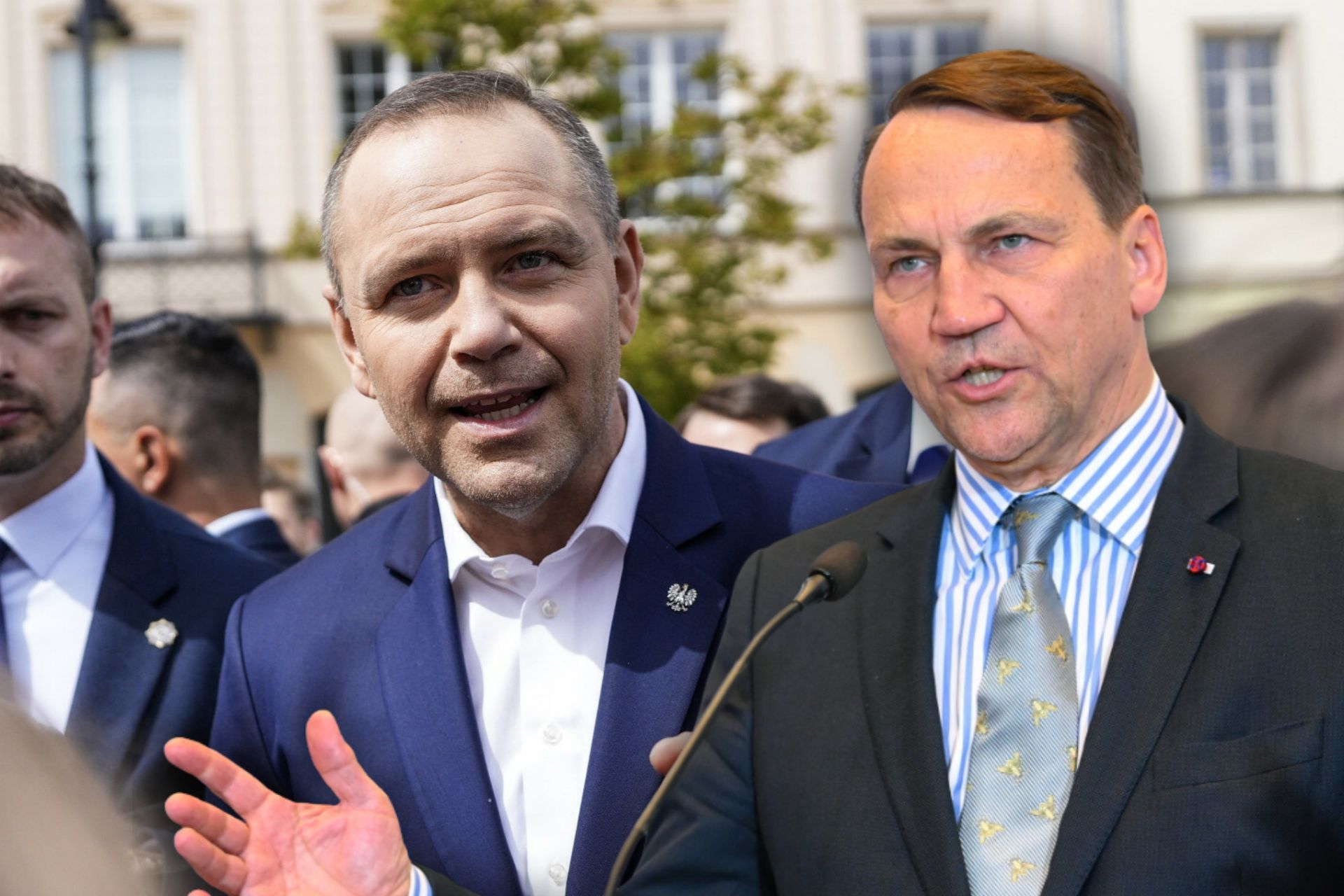 "Jego obóz polityczny kłamał". Sikorski wytknął Nawrockiemu orędzie