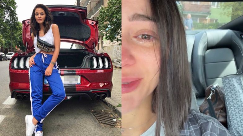 Honorata Skarbek SZLOCHA w Mustangu, którego zamierza sprzedać: "To auto ma duszę i jest mi przykro, iż muszę się go pozbyć"