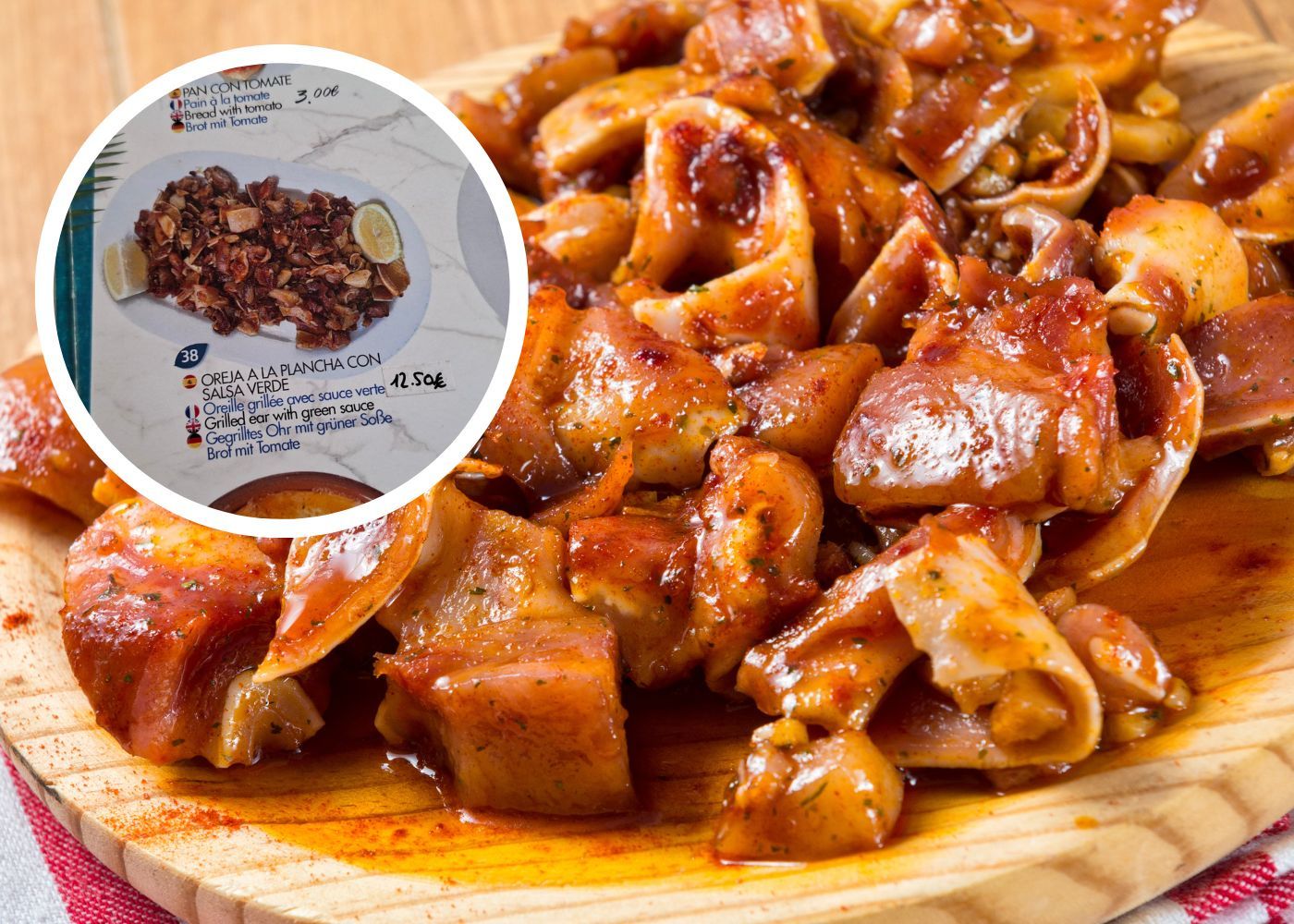 Spojrzałam na menu i zaniemówiłam. My dajmy je psom, Hiszpanie przegryzają zamiast orzeszków i chipsów