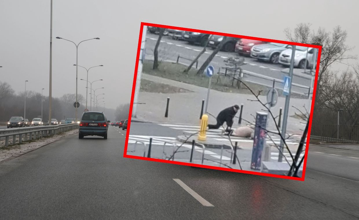 Paraliż w Warszawie. Ludzie na chodnikach, autobusy opóźnione