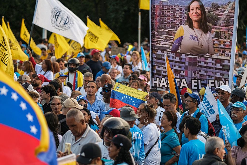 Tłumy na ulicach Caracas. Wenezuela domaga się wyborów prezydenckich