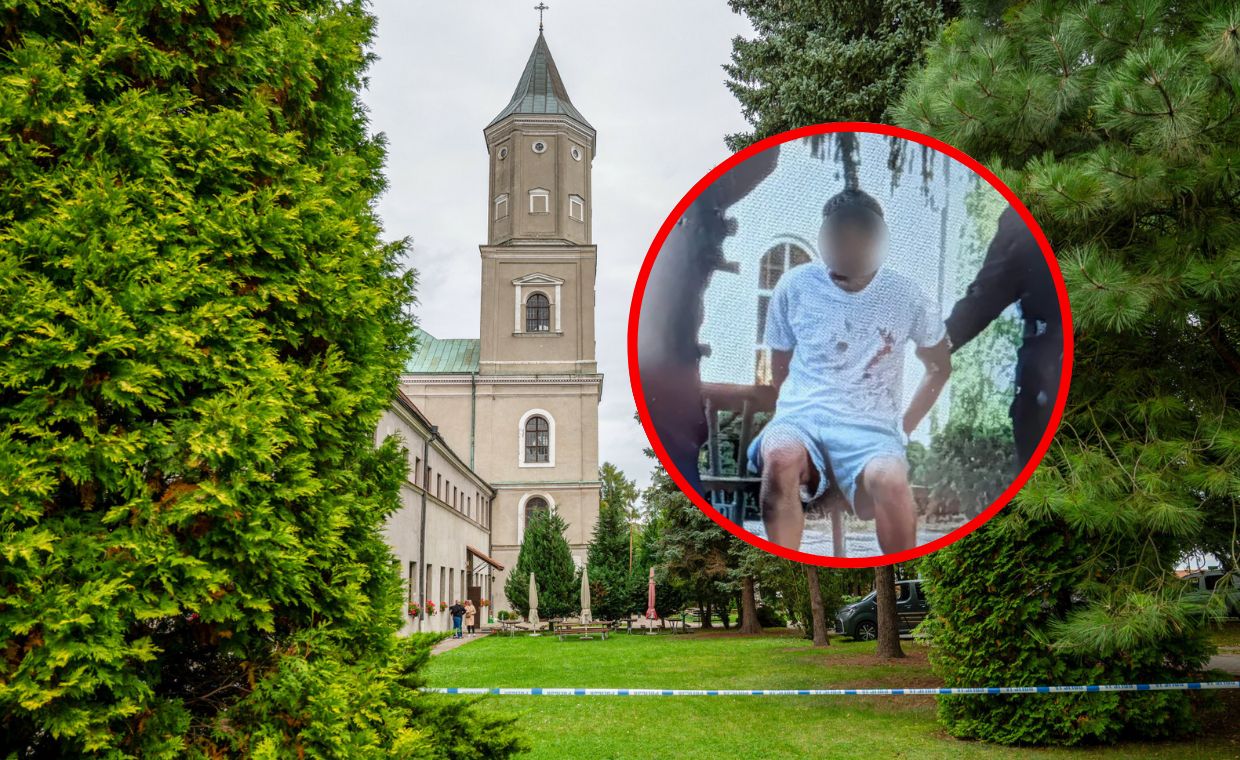 Atak nożownika na terenie klasztoru. Podejrzany pozostanie w areszcie