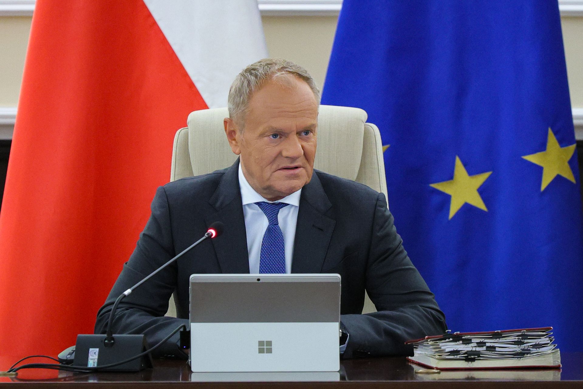 "Wybory za rok wstępem do referendum dot. UE". Tusk grzmi na nagraniu