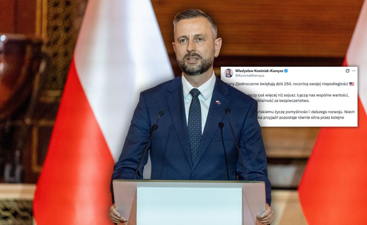 Szef MON z życzeniami dla Amerykanów. Opublikował wpis
