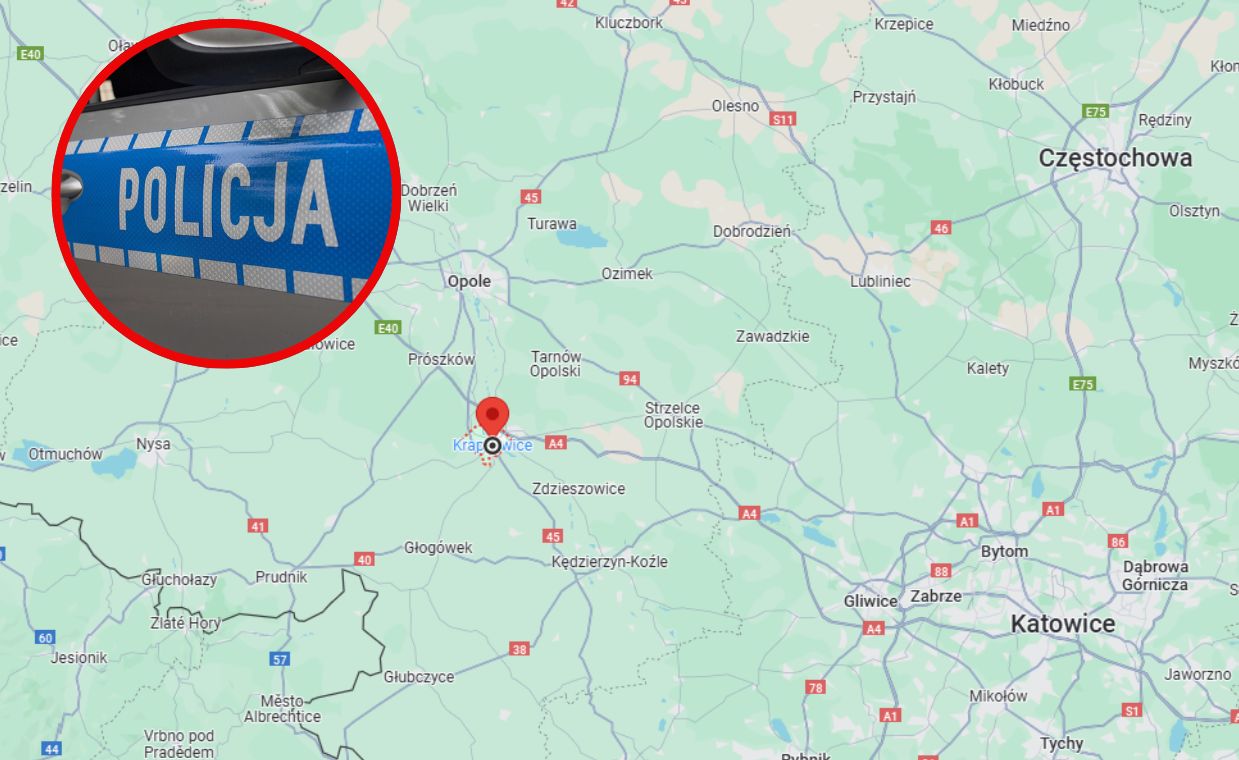 Wypadek w Opolskiem. Motorowerzysta zginął w wyrwie po powodzi