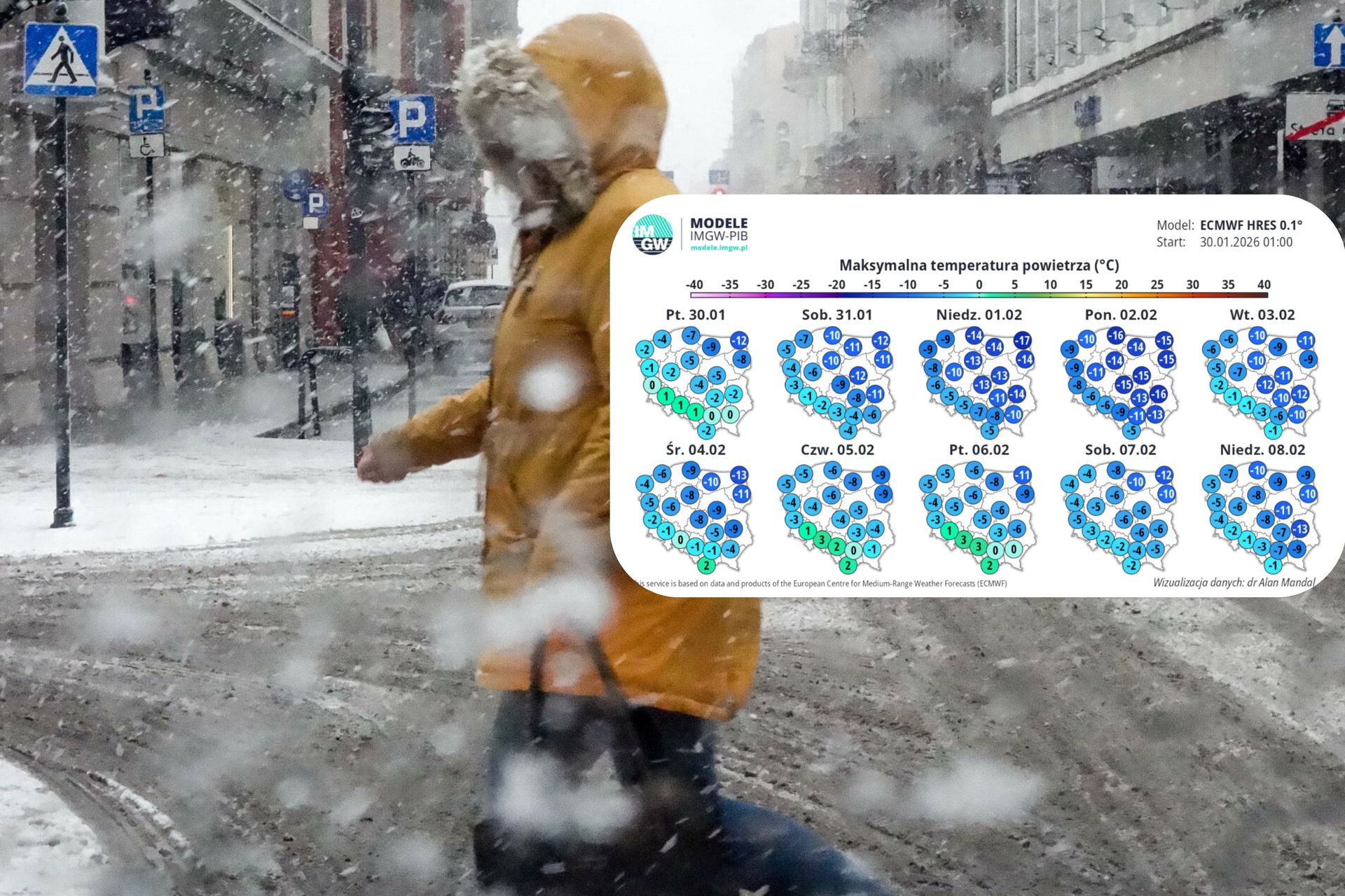 Fala mrozu obejmie całą Polskę. Nowa pogoda na 10 dni