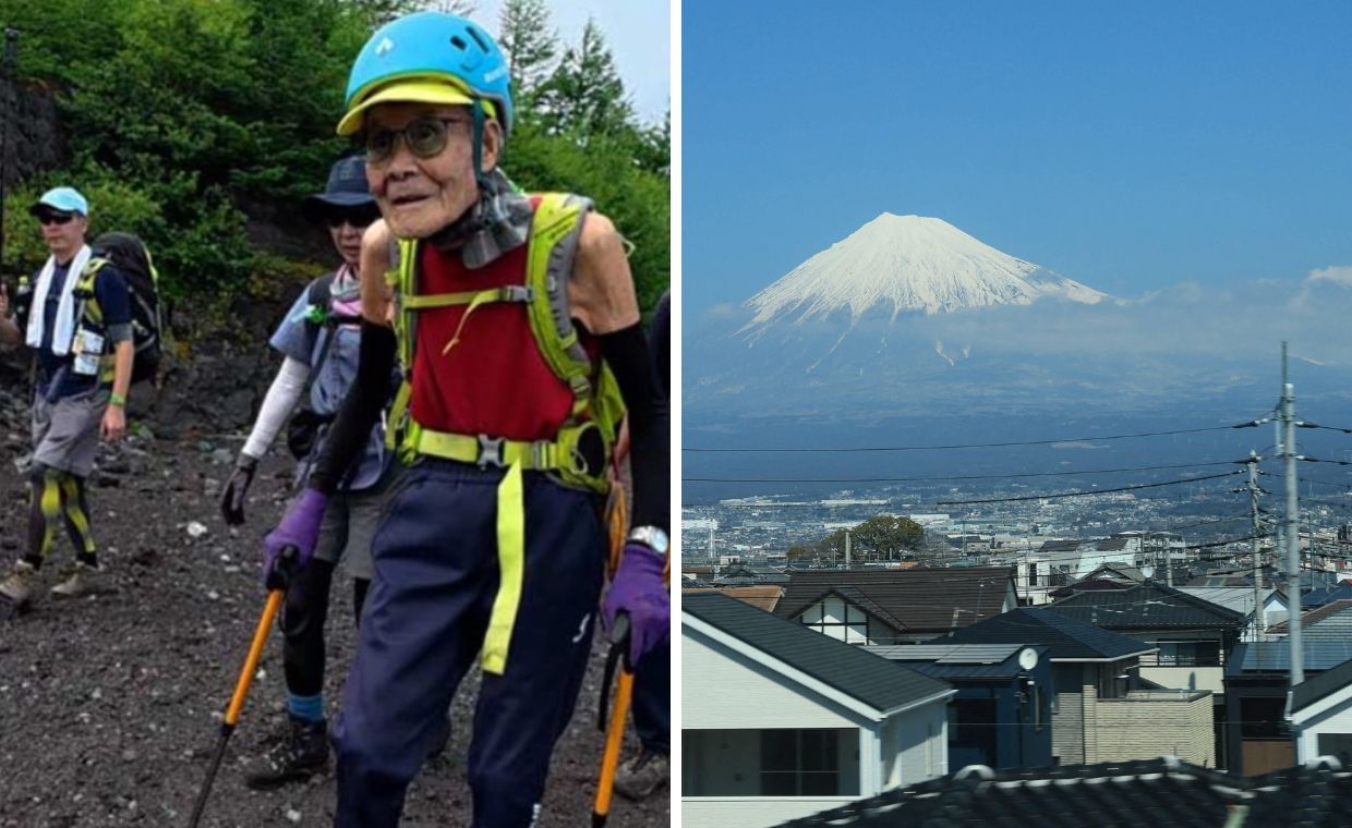 102-latek zdobył najwyższy szczyt Japonii