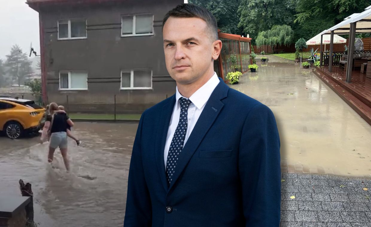 15-minutowa ulewa i Głuchołazy zalane. Szłapka odpiera zarzuty