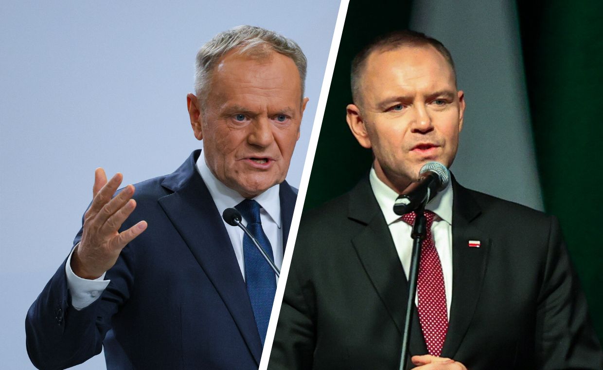 Tusk uderzył w Nawrockiego. Doczekał się odpowiedzi. "Do dzieła"