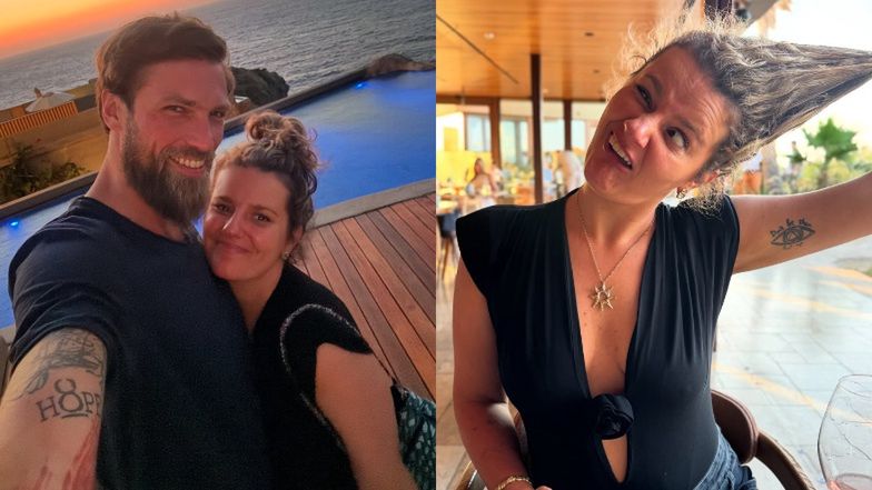 Zofia Zborowska i Andrzej Wrona polecieli świętować 6. rocznicę ślubu do Grecji. Córeczki zostały w domu