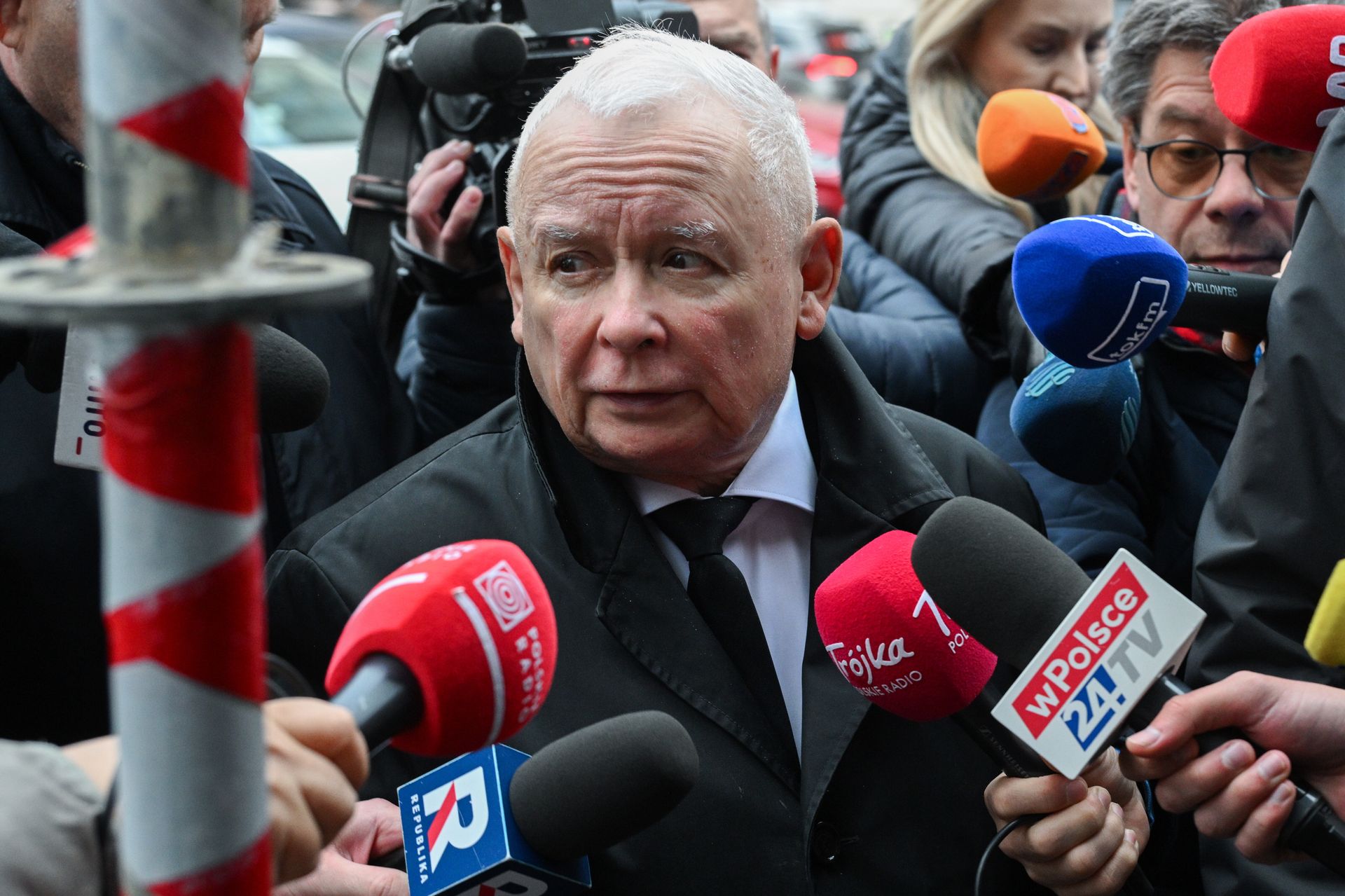 "Bzdury". Kaczyński o doniesieniach ws. podsłuchiwania rodziny Tuska