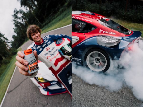Drifter Piotr Więcek nową twarzą kampanii L’Oréal Men Expert
