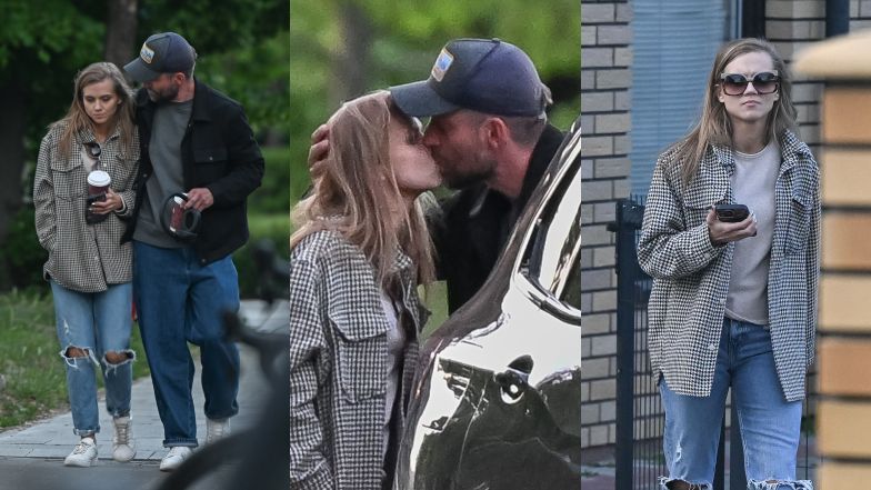 Agnieszka Kaczorowska MIGDALI SIĘ na ulicy z Marcinem Rogacewiczem!