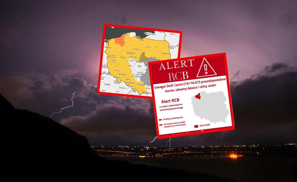 IMGW podnosi alert. Trzeba śledzić komunikaty pogodowe