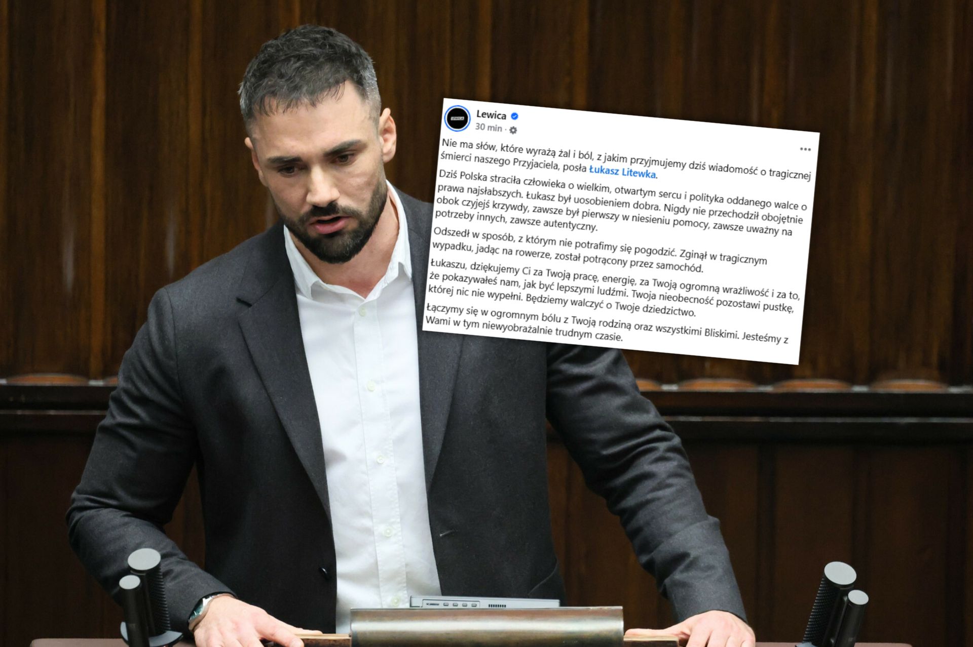 Lewica żegna Litewkę. "Będziemy walczyć o twoje dziedzictwo"