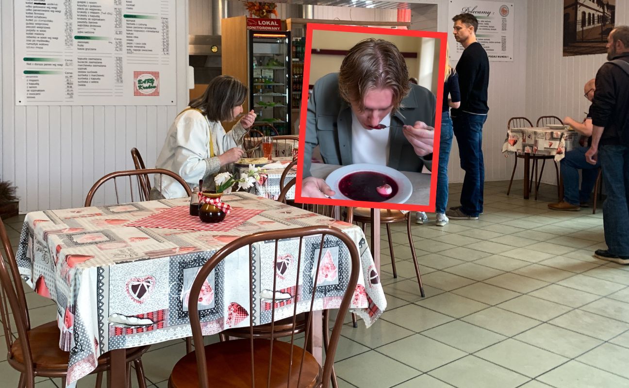 Niemiec w barze mlecznym. Nie krył zdziwienia, co dostał na talerzu