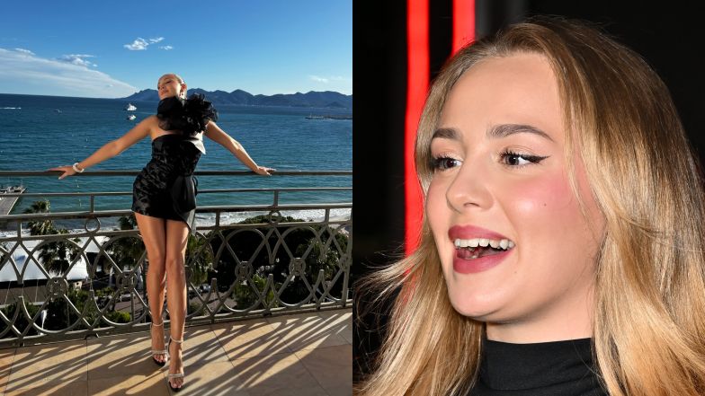 Wiktoria Gąsiewska w CZARNEJ MINI też zameldowała się w Cannes. Godna reprezentacja naszego kraju? (FOTO)