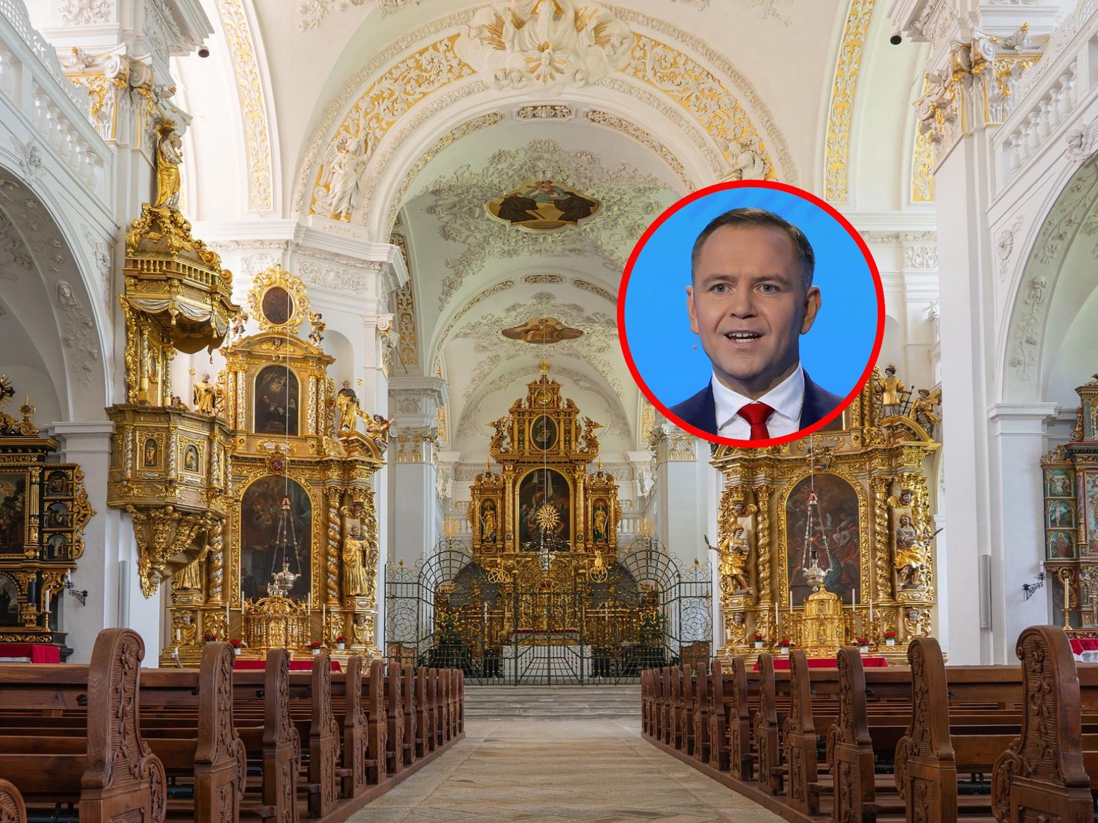 Skandal w kościele. Ksiądz agitował za Nawrockim