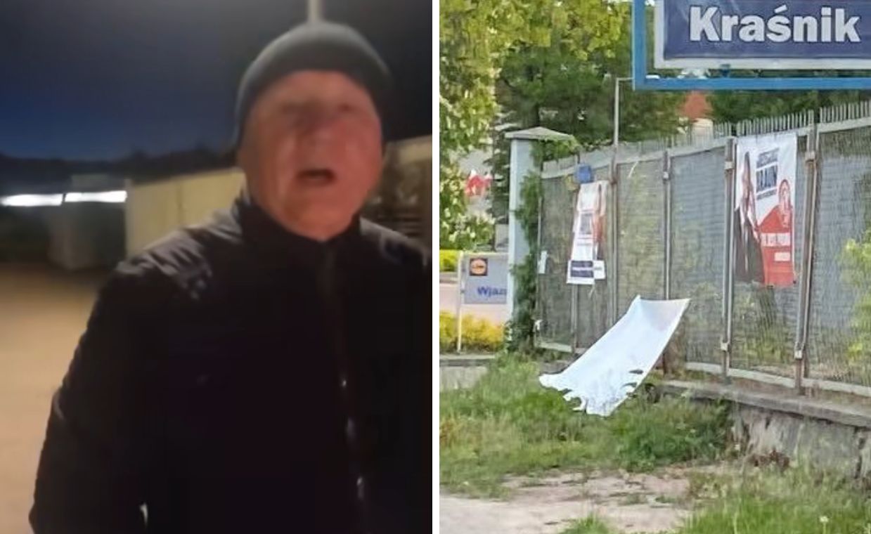 Nocna akcja polityka PiS. "Chuliganeria polityczna"